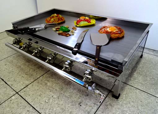 W750×D550 プレス鉄板 焼き器 グリドル 調理機器 什器 肉料理 卓上祭 その他 大手販売